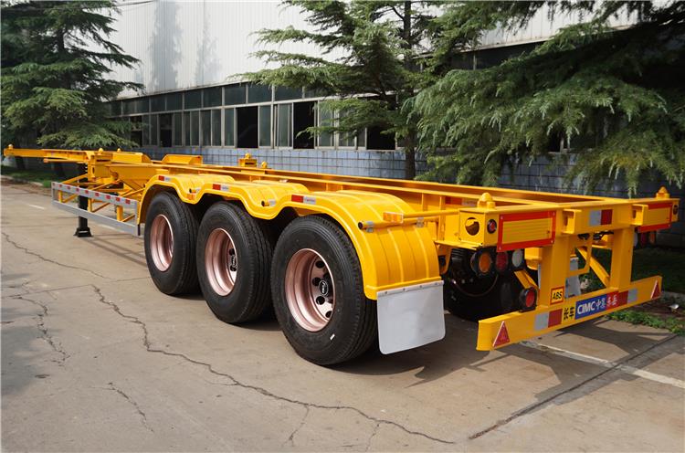 3 axles 40' container chassis for sale Tri Axle 40ft Skeletal Trailer for Sale in Namibia
