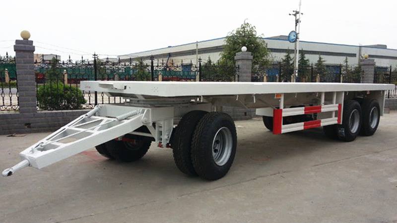 CIMC Flatbed Drawbar Trailer for Sale