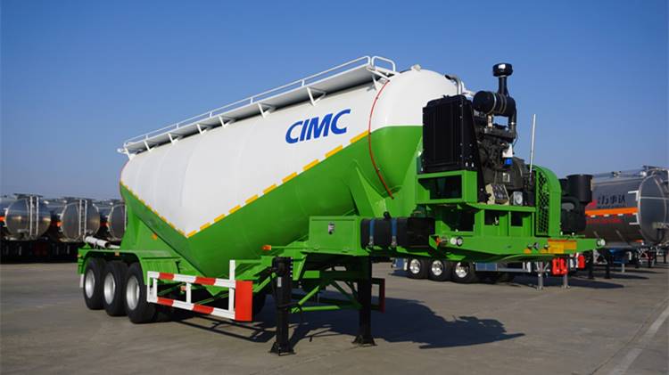CIMC 35cbm Cement Tanker Trailer for Sale in Zimbabwe