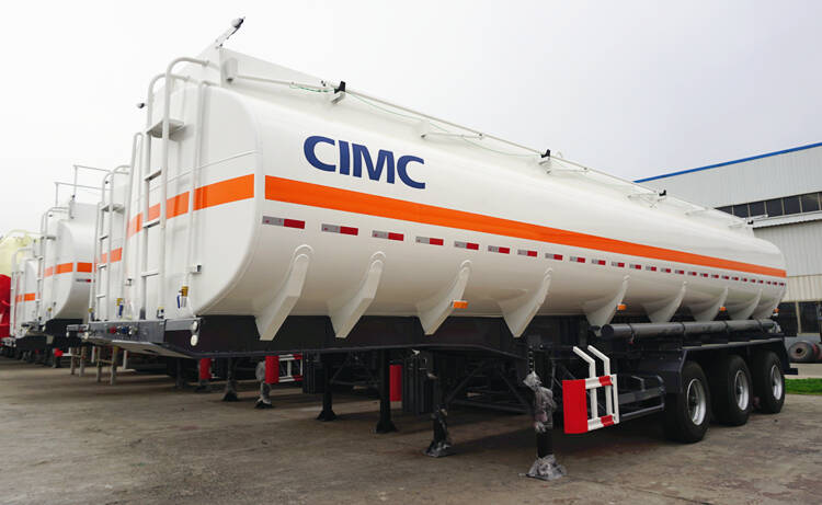 CIMC 50000L Diesel Tanker Trailer for Sale In Gabon Lucina terminal