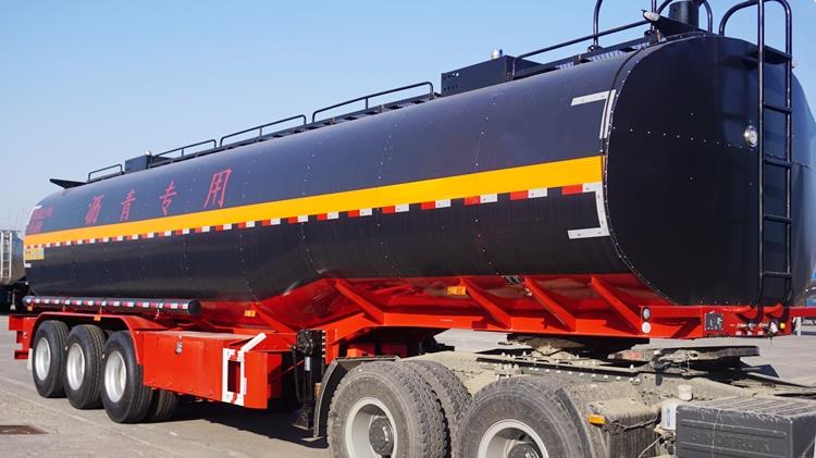 Tri Axle Bitumen Tankers Trailer for Sale In Papua New Guinea PGBUA