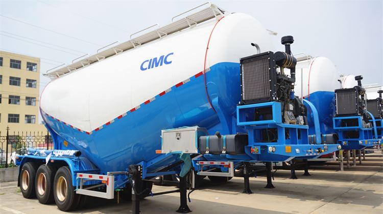CIMC 38cbm Cement Tank Trailer for Sale in Rwanda