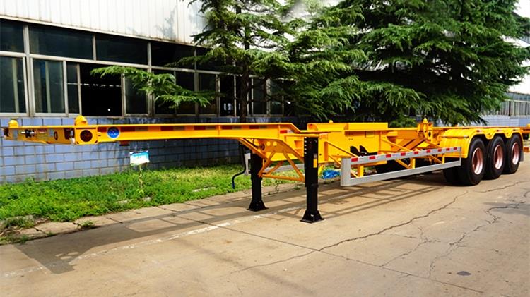 CIMC Tri Axle Container Chassis for Sale in Ghana