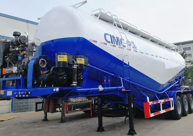 CIMC 38Ton Bulk Cement Tank Trailer for Sale in Mozambique