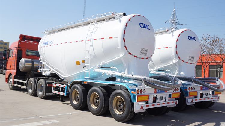 CIMC Pneumatic Dry Bulk Trailer for Sale in Ghana