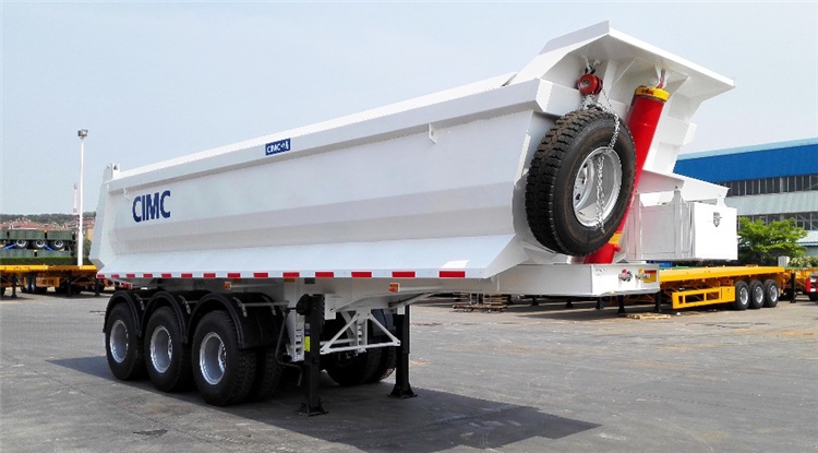 CIMC 40CBM Tipper Trailer for Sale In Senegal Dakar SNKLC