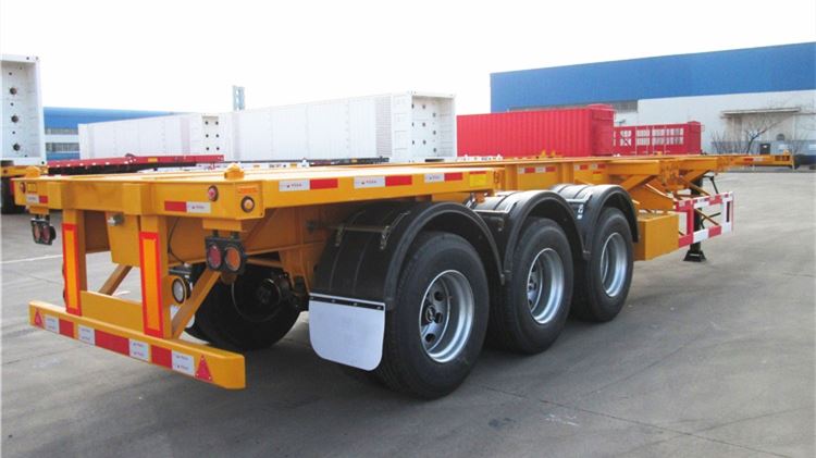 CIMC Tri Axle 40ft Skeleton Trailer for Sale in Zimbabwe