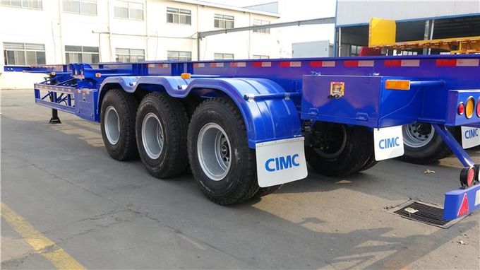 CIMC Skeleton Trailer | 40 ft container trailer for sale near me in Tanzania