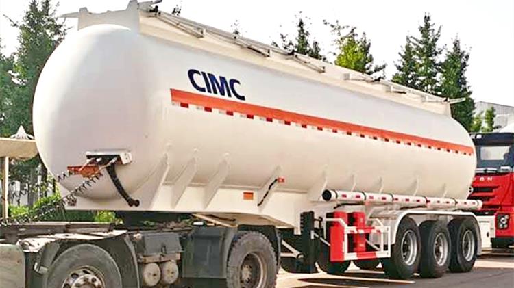 Tri Axle Stainless Steel Fuel Tanker Trailers for Sale In Mauritius