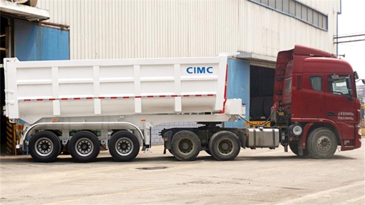  35 Ton Tri Axle Tipper Semi Trailer With Hydraulic Mechanic Suspension for Sale In Malawi