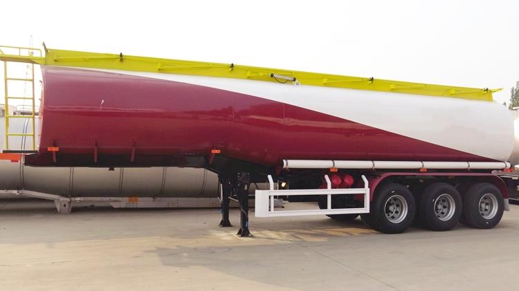 CIMC Stainless Steel Tri Axle Petrol Fuel Tanker Trailer 50000L for Sale In Burundi