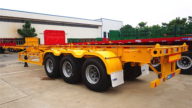 CIMC 3 Axle 40ft Container Skeletal Trailer for Sale in Mauritius