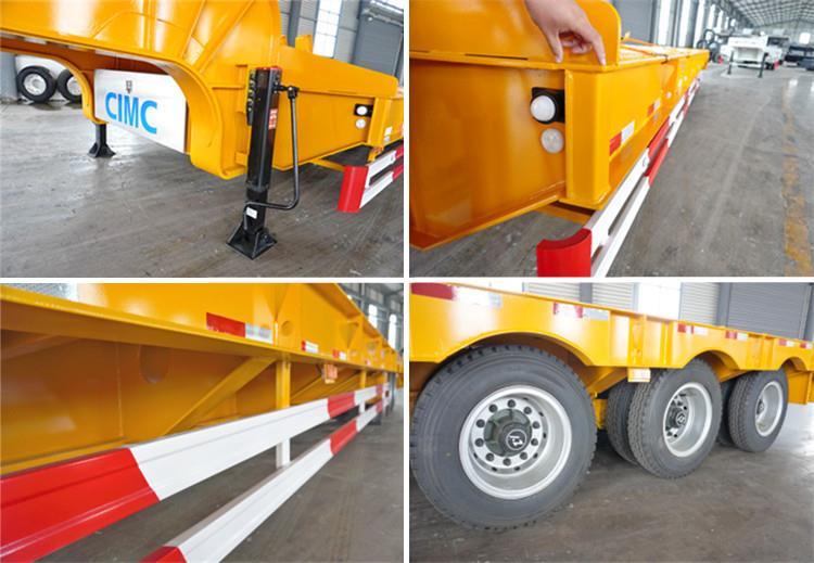 CIMC Tri Axle Low Bed Truck Trailer for Sale in Harare