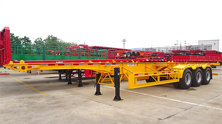40ft 3 Axle Container Chassis Trailer for Sale in Congo