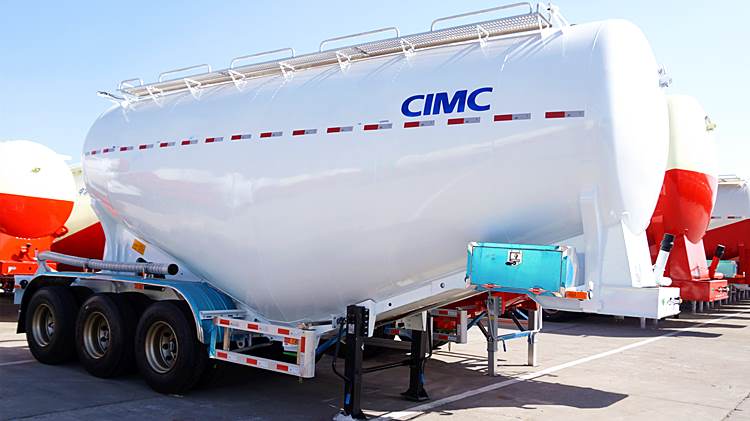 CIMC 45cbm Silobas Bulk Cement Trailer Tri Axle for Sale in Nigeria