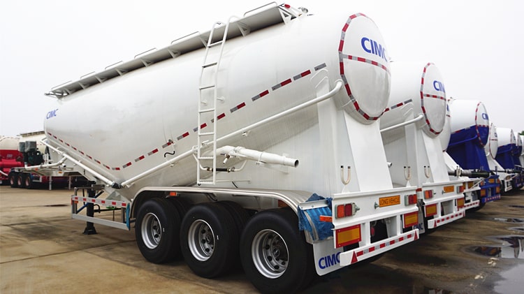 3 Axle 50Ton Cement Bulk Tanker Trailer for Sale in Nigeria