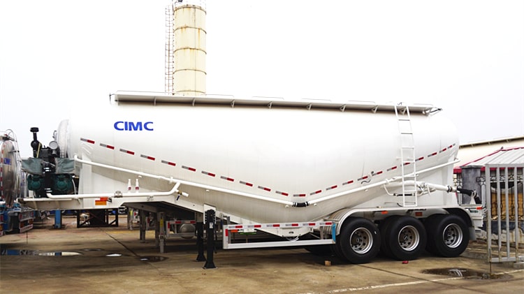 3 Axle 50Ton Cement Bulk Tanker Trailer for Sale in Nigeria