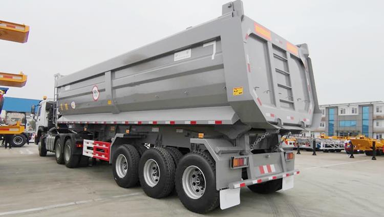 Tri Axle 35CBM Tipper Trailer for Sale In Congo