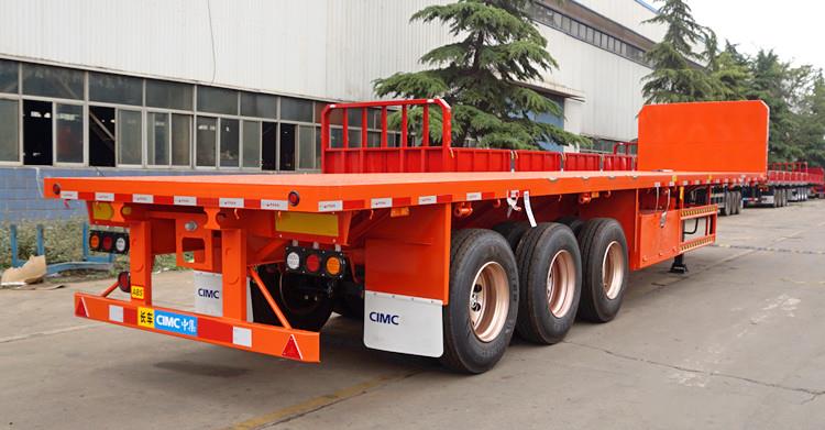 Triaxle Flat Bed with Front Board for Sale - TITAN Vehicle