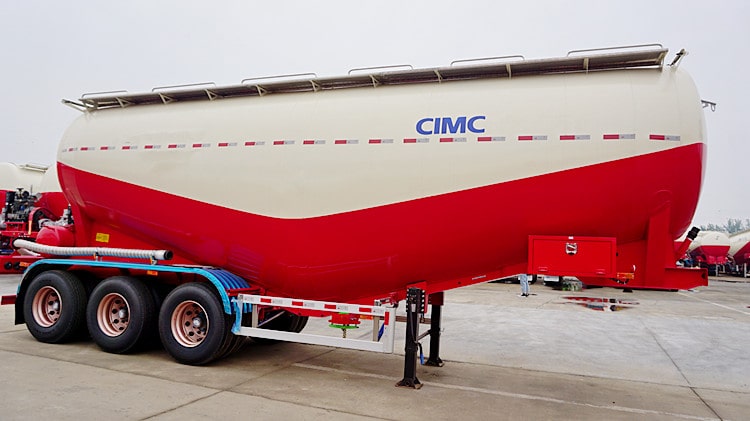 CIMC 3 Axle 40cbm Powder Tanker Trailer for Sale in Cote d'Ivoire