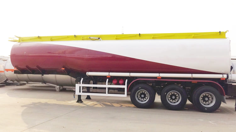3 Axle 38000 Liters Diesel Fuel Tank Trailer