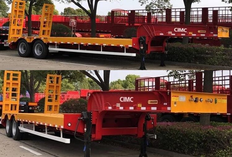 CIMC 2 Axle Low Loader Trailer for Sale