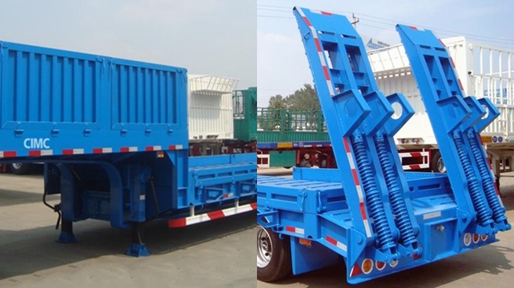 Details of 4 Axle Lowbed Trailer