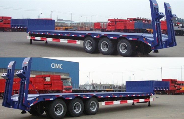 3 Axle Heavy Low Loader Trailer for Sale