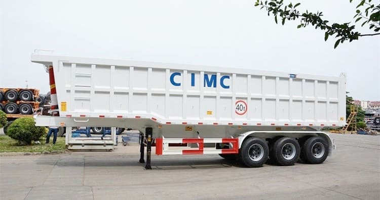3 Axle 60 Ton Dump Tipper Trailer for Sale in Sudan
