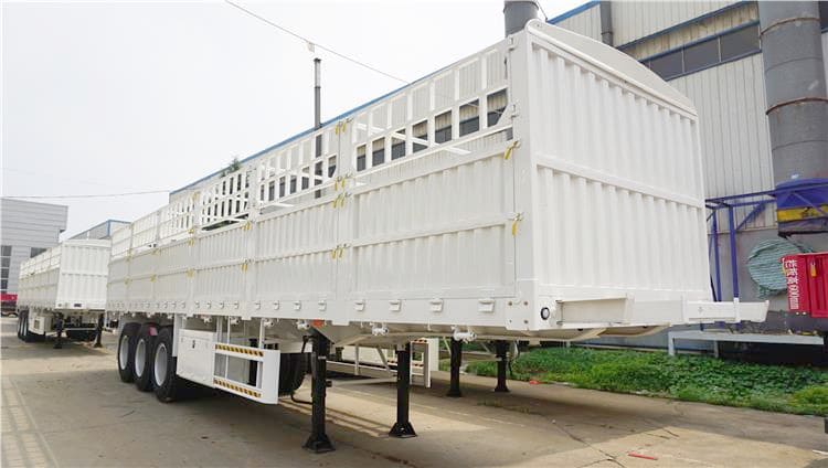 Stake Trailer | 3 Axle LiveStock Fence Trailer Prices in Sudan