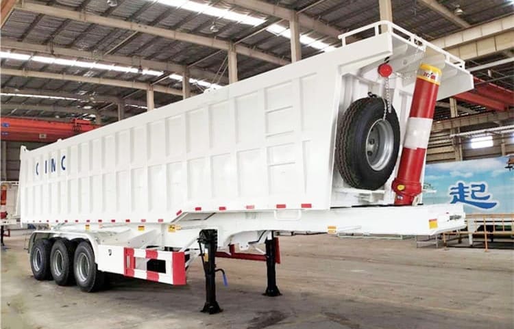 3 Axle 60 Ton Dump Tipper Trailer for Sale in Sudan