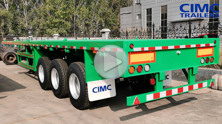CIMC 40ft Flatbed Trailer for Sale Near Me In Nigeria | CIMC Trailers for Sale