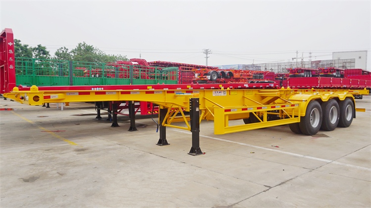 CIMC Container Skeleton Trailer for Sale | 40ft Skeleton Semi Trailer | 40fr Skeleton Trailer for Sale | CIMC China Trailers