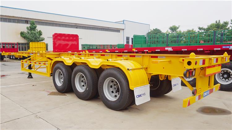 CIMC Trailer Skeletal | Skeletal Container Semi Trailer | Tri Axle 12m Skeletal Trailer for Sale