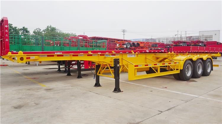 CIMC Trailer Skeletal | Skeletal Container Semi Trailer | Tri Axle 12m Skeletal Trailer for Sale
