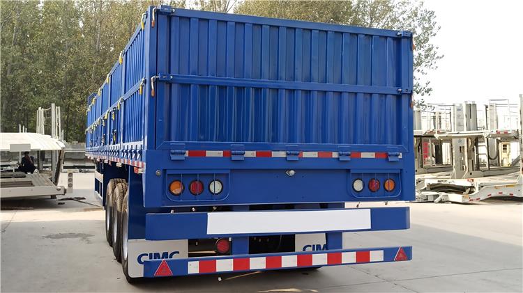 CIMC Semi Cargo Trailer for Sale | Flatbed Trailer with Side Walls | Cargo Semi Trailer for Sale In Sudan