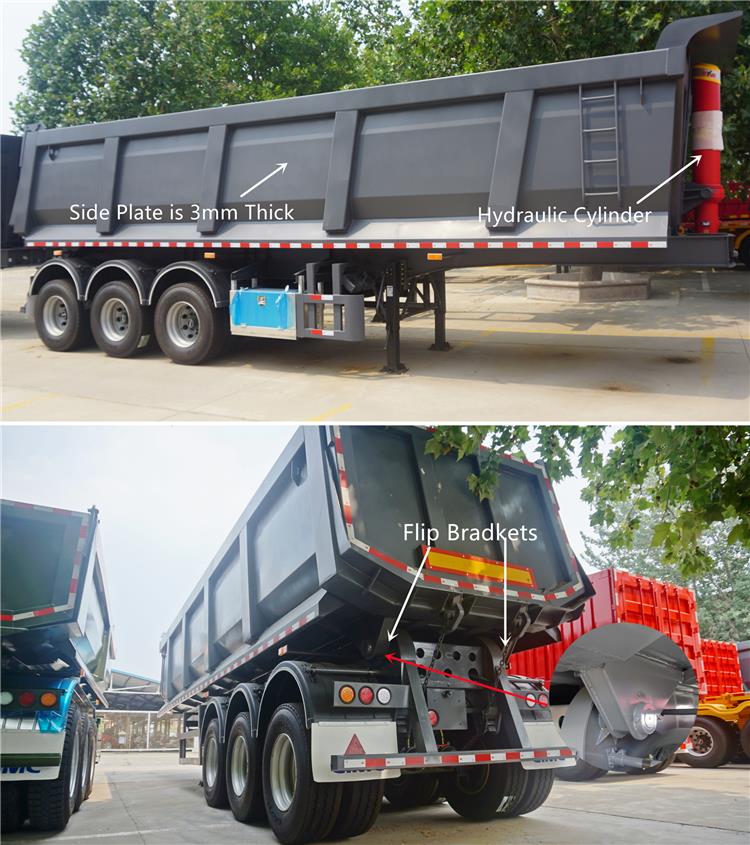 CIMC Tractor Tipper Trailer for Sale Near Me | Semi Tipper Trailer for Sale | Tipper Semi Trailer | CIMC Semi Trailer
