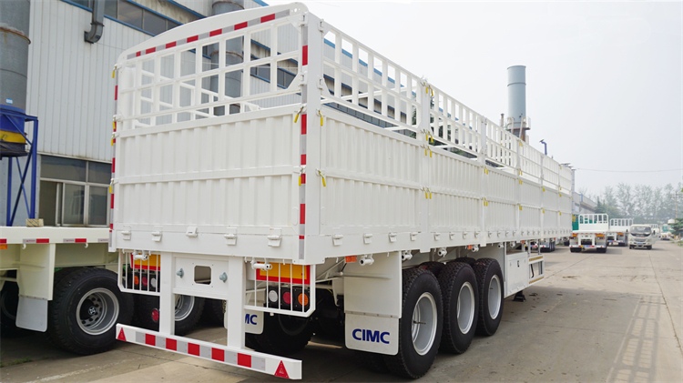 CIMC 60 Ton Fence Trailer | Fence Cargo Trailer for Sale In Sudan | Cattle Transport Trailers | CIMC Trailer Manufacturer
