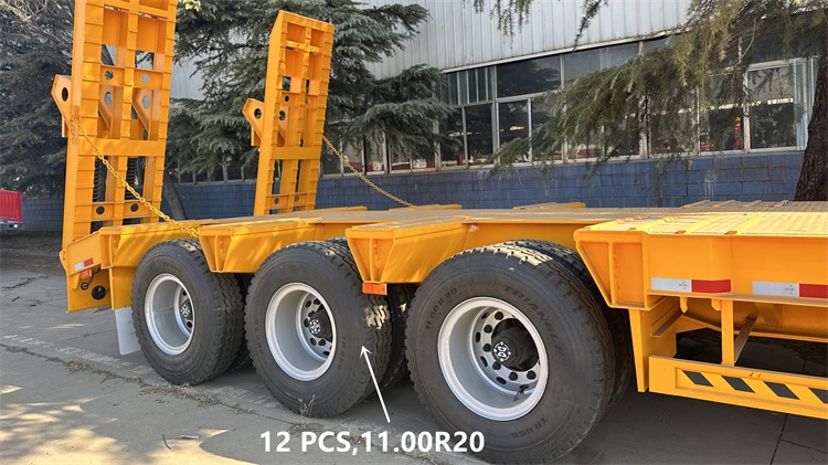 CIMC Trailers for Sale | 3 Axle 80 Ton Low Bed Trailer Truck for Sale In Madagascar