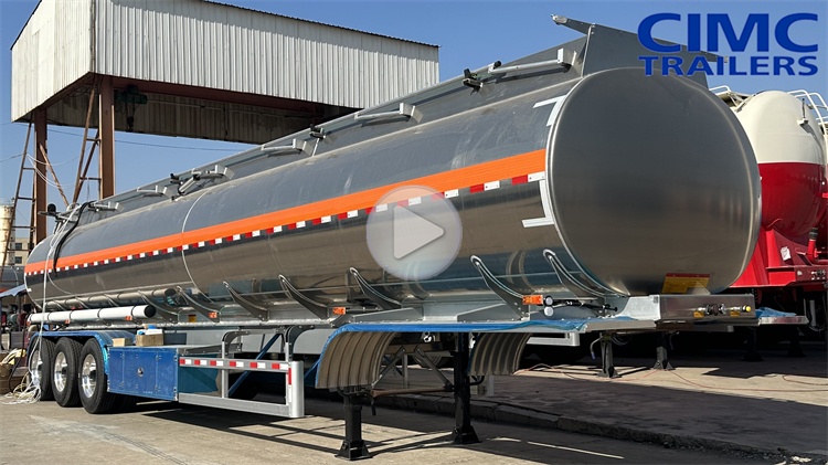 CIMC 45000 Ltrs Aluminum Alloy Tanker Trailer for Sale In Costa Rica - CIMC VEHICLE