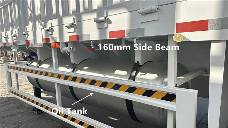 CIMC China Trailer | Heavy Duty Tri Axle Stake Fence Cargo Semi Trailer Truck for Sale