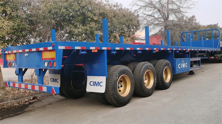 CIMC 40 Ft Flat Bed Truck Trailer for Sale in Tanzania