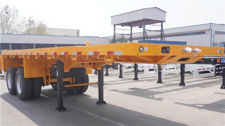 CIMC 2 Axle 20 ft Flatbed Trailer for Sale In Jamaica - China CIMC