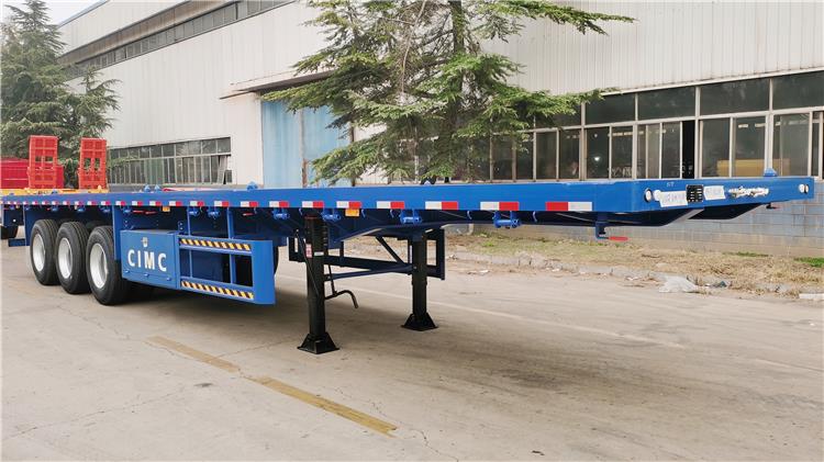 CIMC 40 Foot Flatbed Trailer for Sale | Flatbed Trailer Price | CIMC Semi Trailer