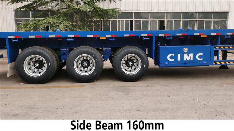 CIMC 40 Foot Flatbed Trailer for Sale | Flatbed Trailer Price | CIMC Semi Trailer