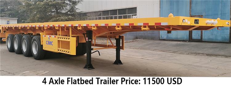 CIMC 40 Foot Flatbed Semi Trailer for Sale In Lagos | CIMC Trailer Manufacturer
