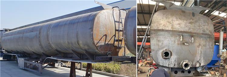 CIMC 35000 Liters Bitumen Tanker Trailer for Sale In Tanzania