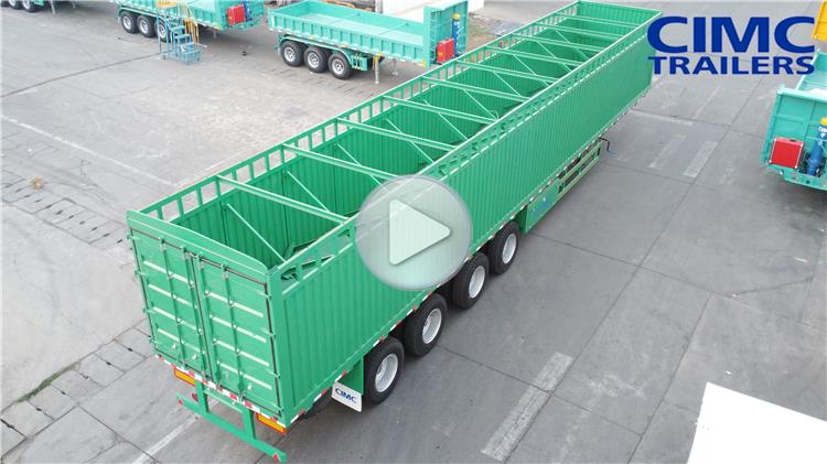 CIMC Fence Cargo Trailer for Sale In Zimbabwe Harare