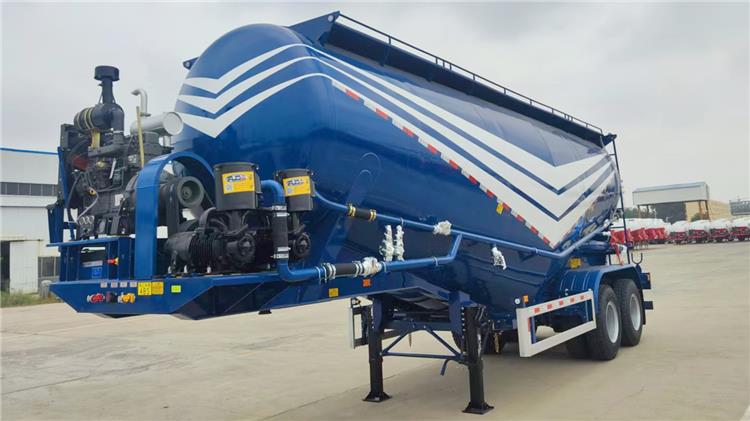 2 Axle Bulk Cement Tanker Trailer for Sale In Tanzania