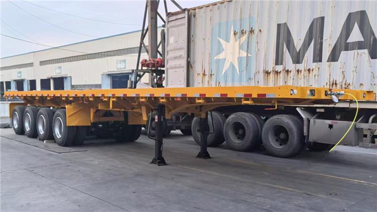 4 Axle Flatbed Semi Trailer for Sale In Ghana